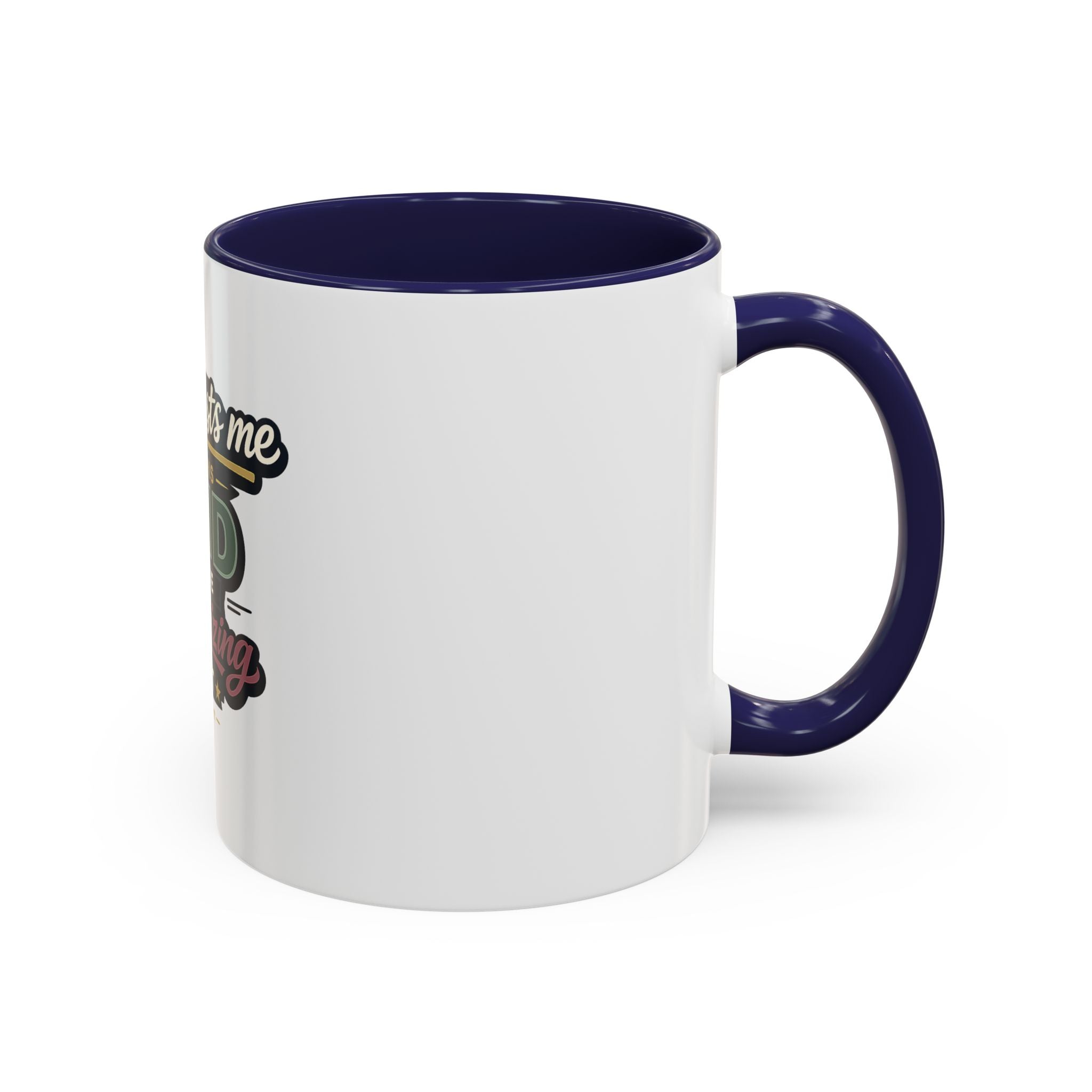 'God Trusts Me' Accent Coffee Mug