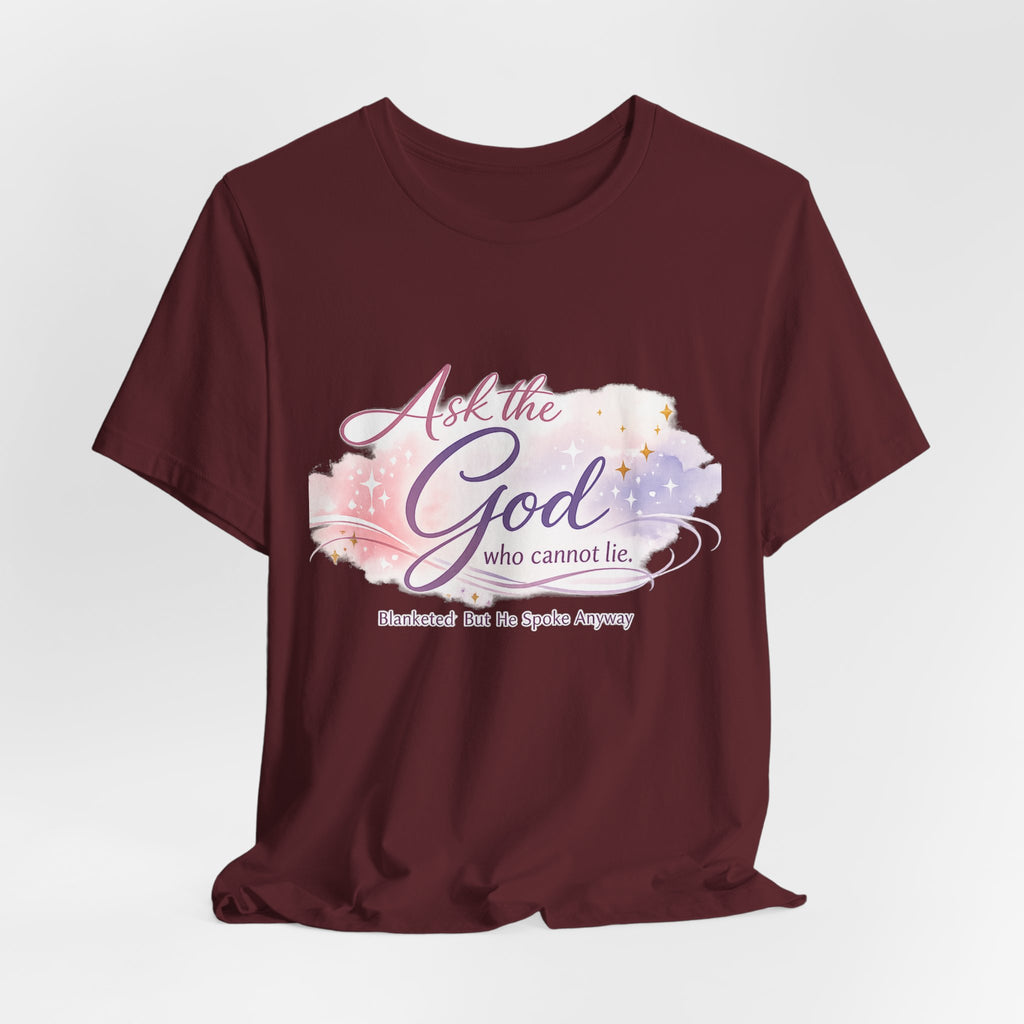 'Ask the God' Jersey Short Sleeve Tee