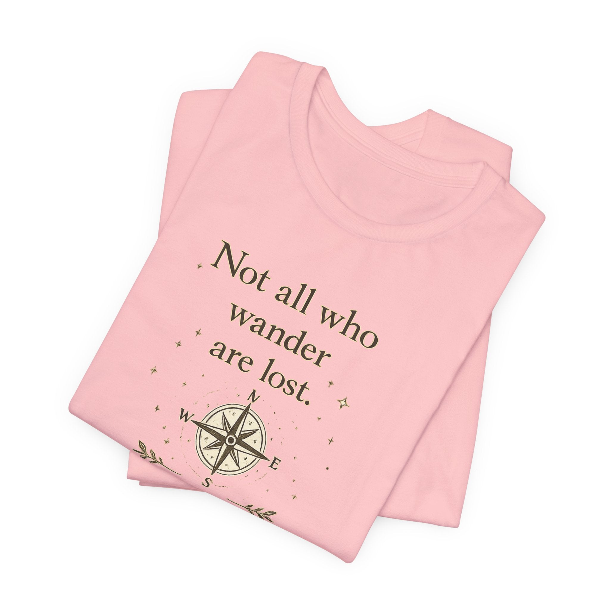 'Not All Who Wander Are Lost' Jersey Short Sleeve Tee