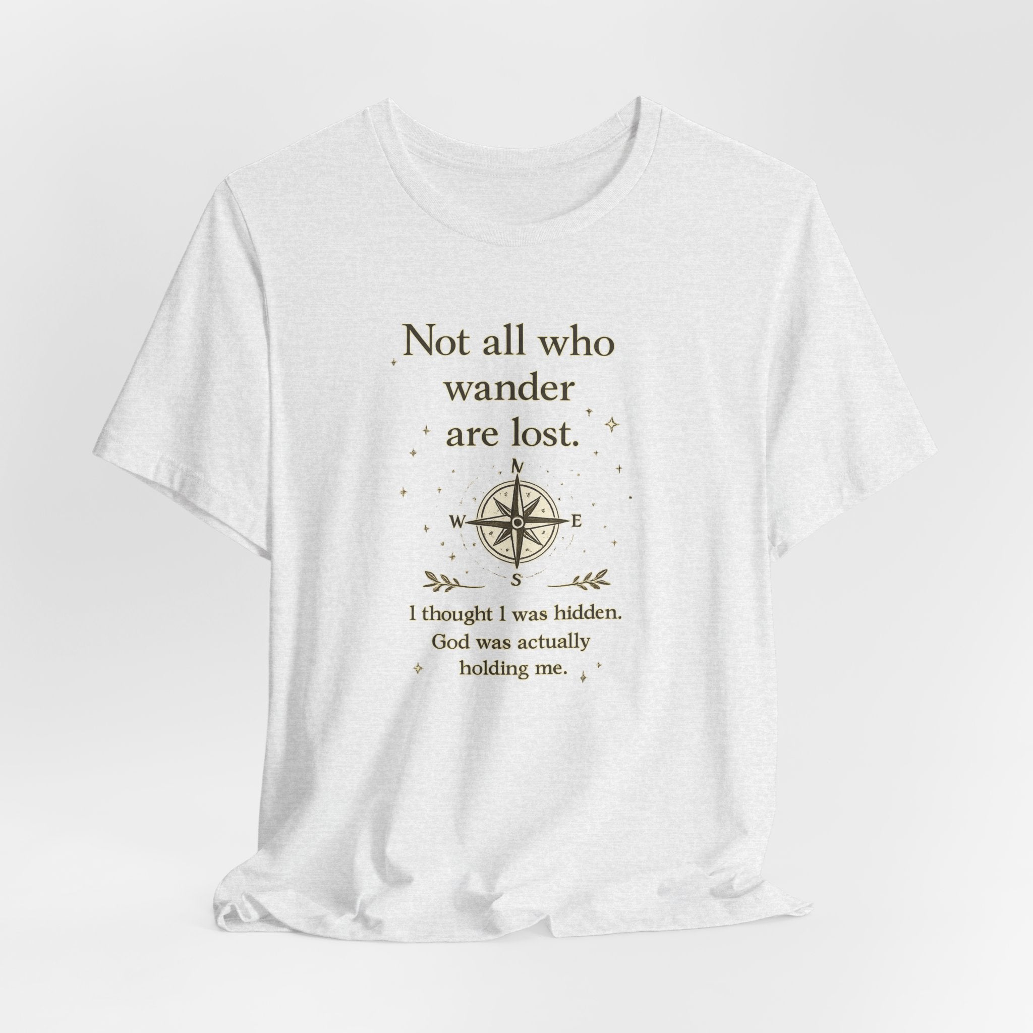'Not All Who Wander Are Lost' Jersey Short Sleeve Tee