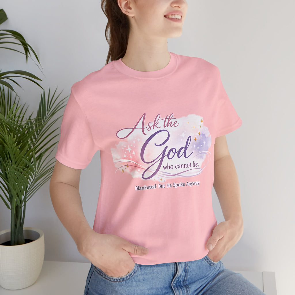 'Ask the God' Jersey Short Sleeve Tee