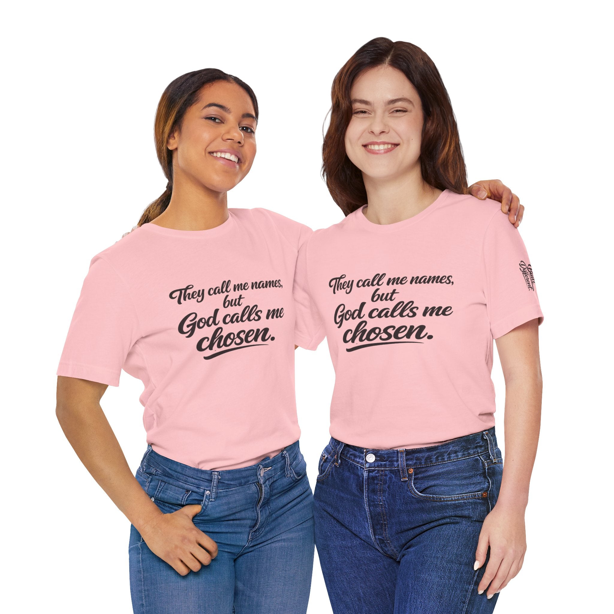 'God Calls Me Chosen'  Short Sleeve Tee