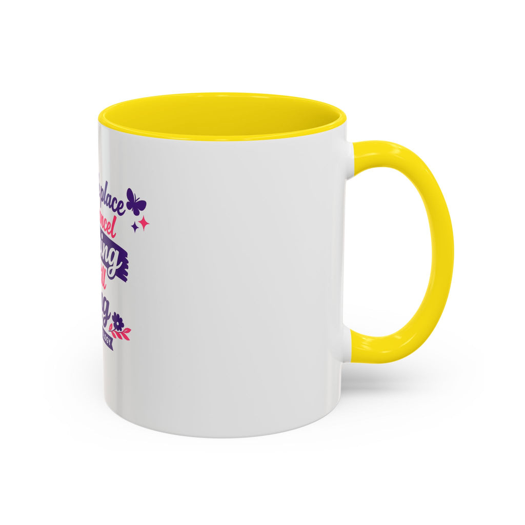 'One Weak Place' Accent Coffee Mug