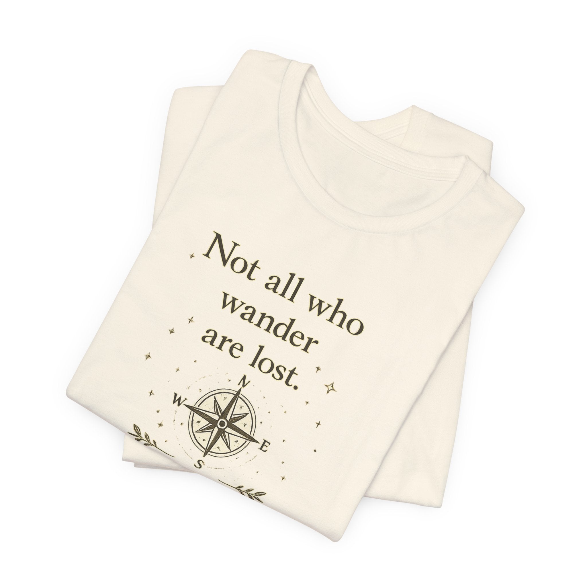 'Not All Who Wander Are Lost' Jersey Short Sleeve Tee