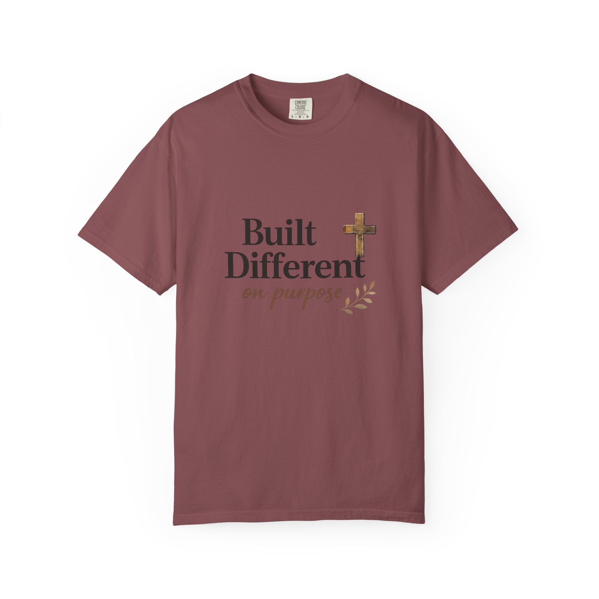 'Built Different on Purpose' Garment-Dyed T-shirt