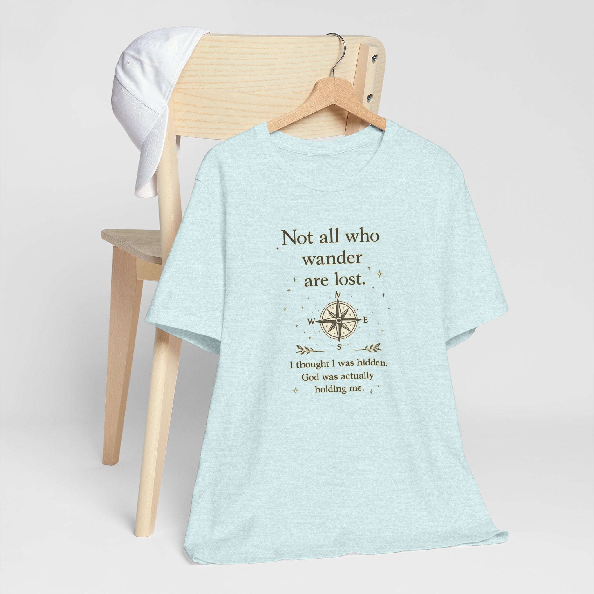 'Not All Who Wander Are Lost' Jersey Short Sleeve Tee