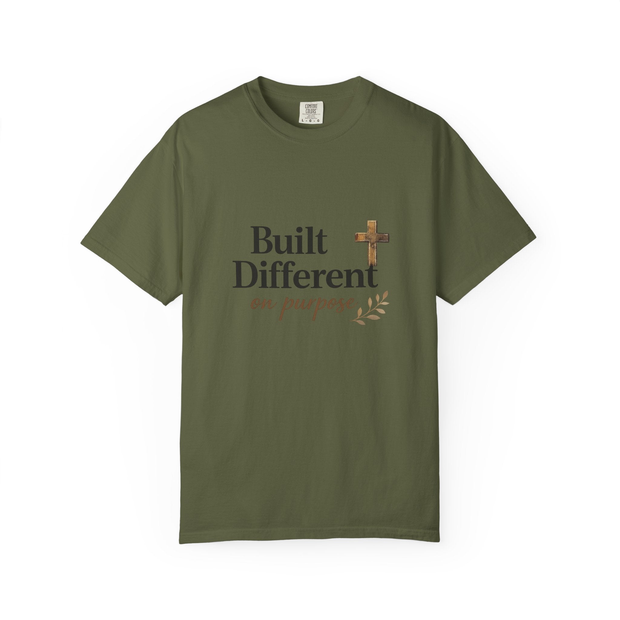 'Built Different on Purpose' Garment-Dyed T-shirt