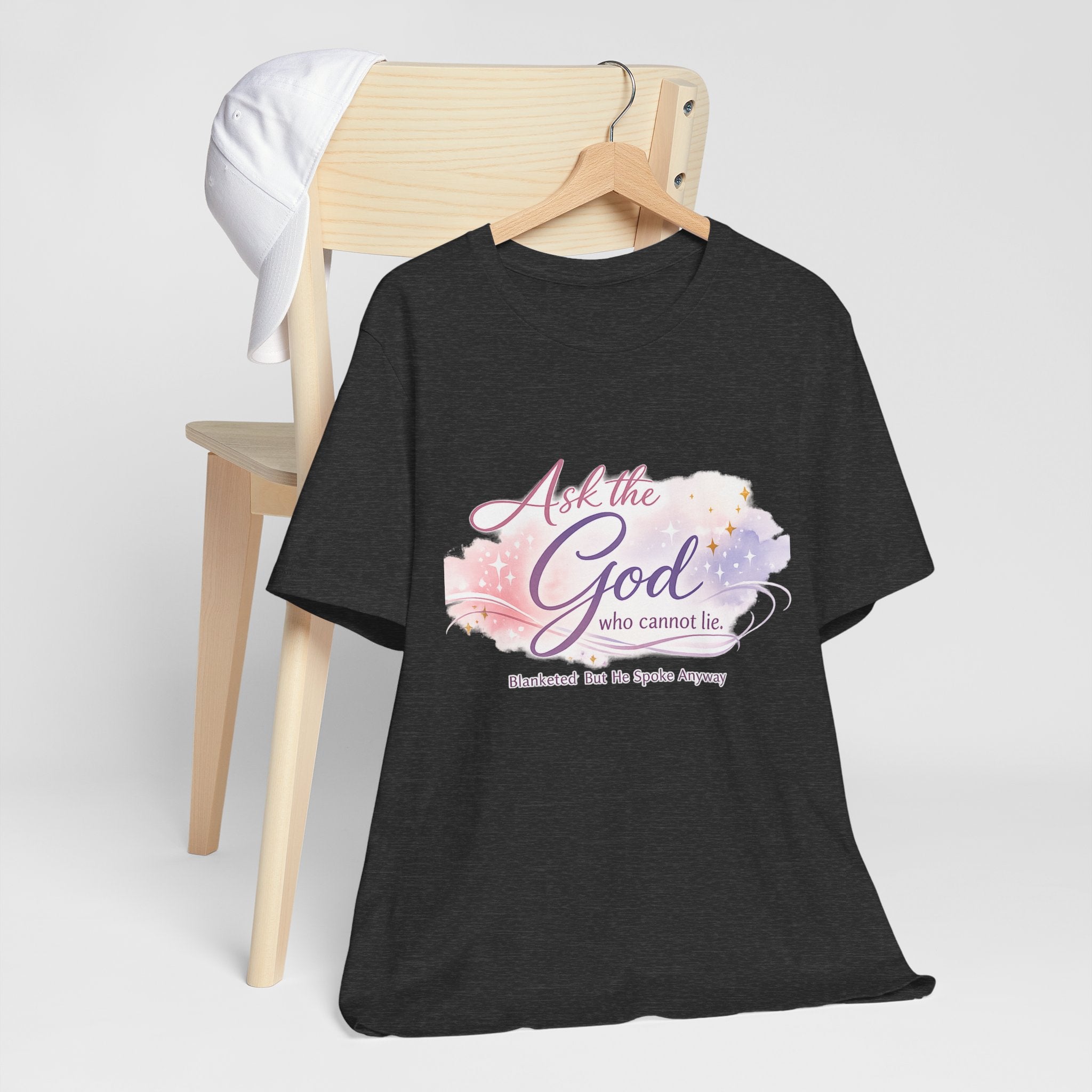 'Ask the God' Jersey Short Sleeve Tee