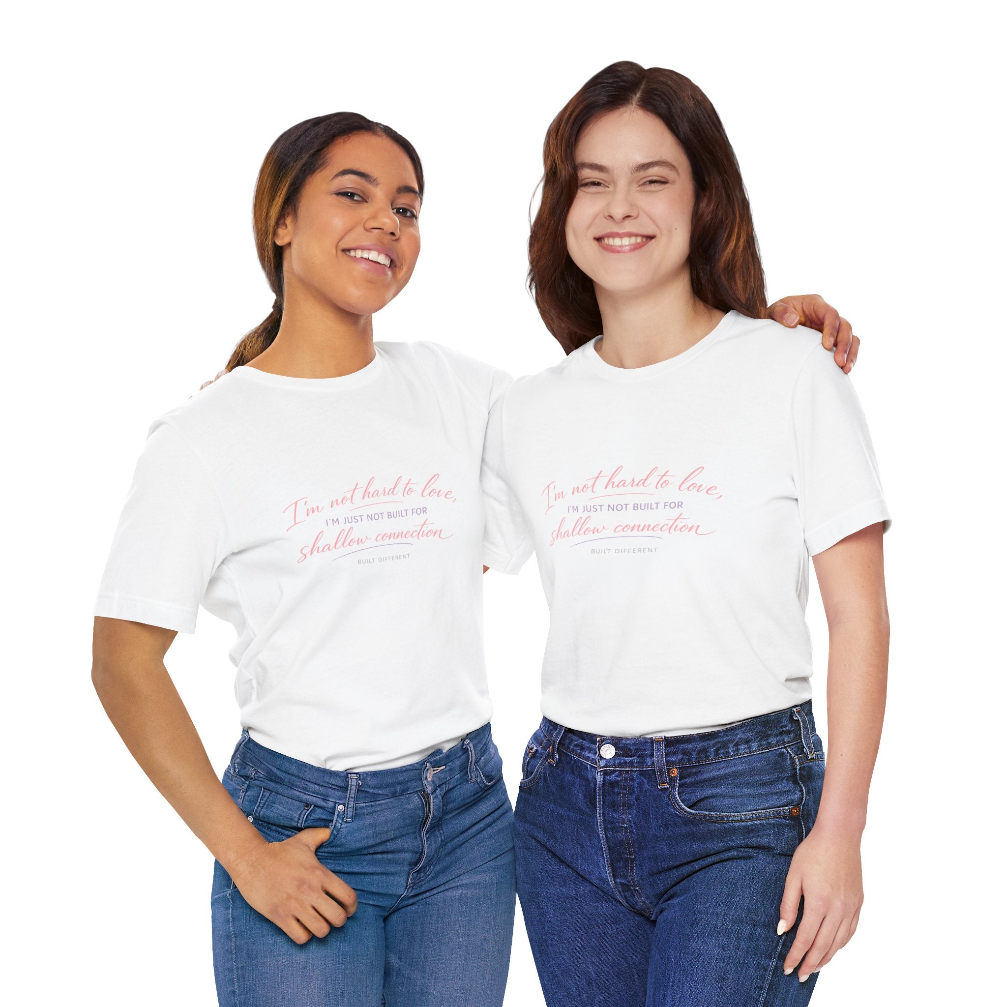 'I'm Not Hard to Love' Jersey Short Sleeve Tee