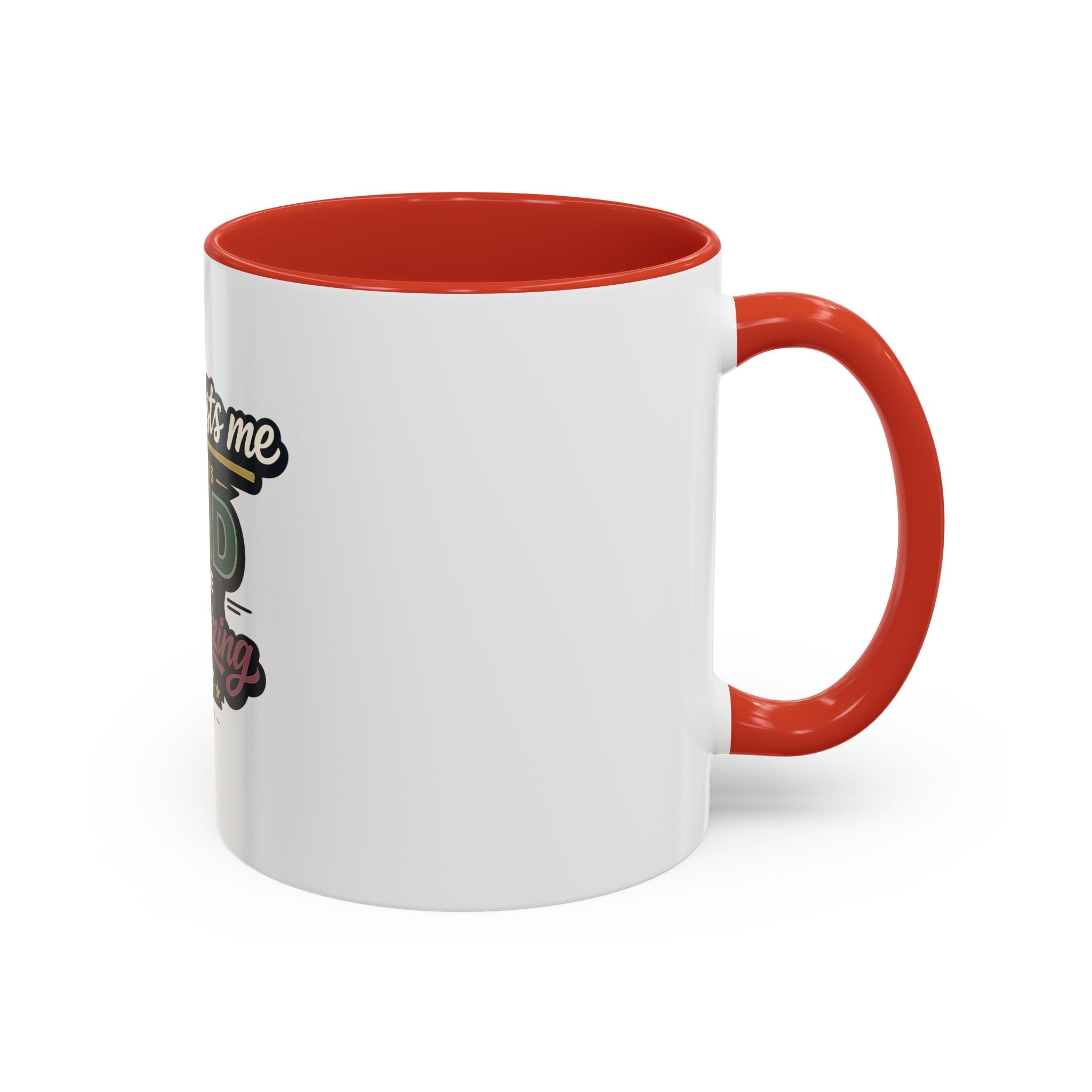 'God Trusts Me' Accent Coffee Mug