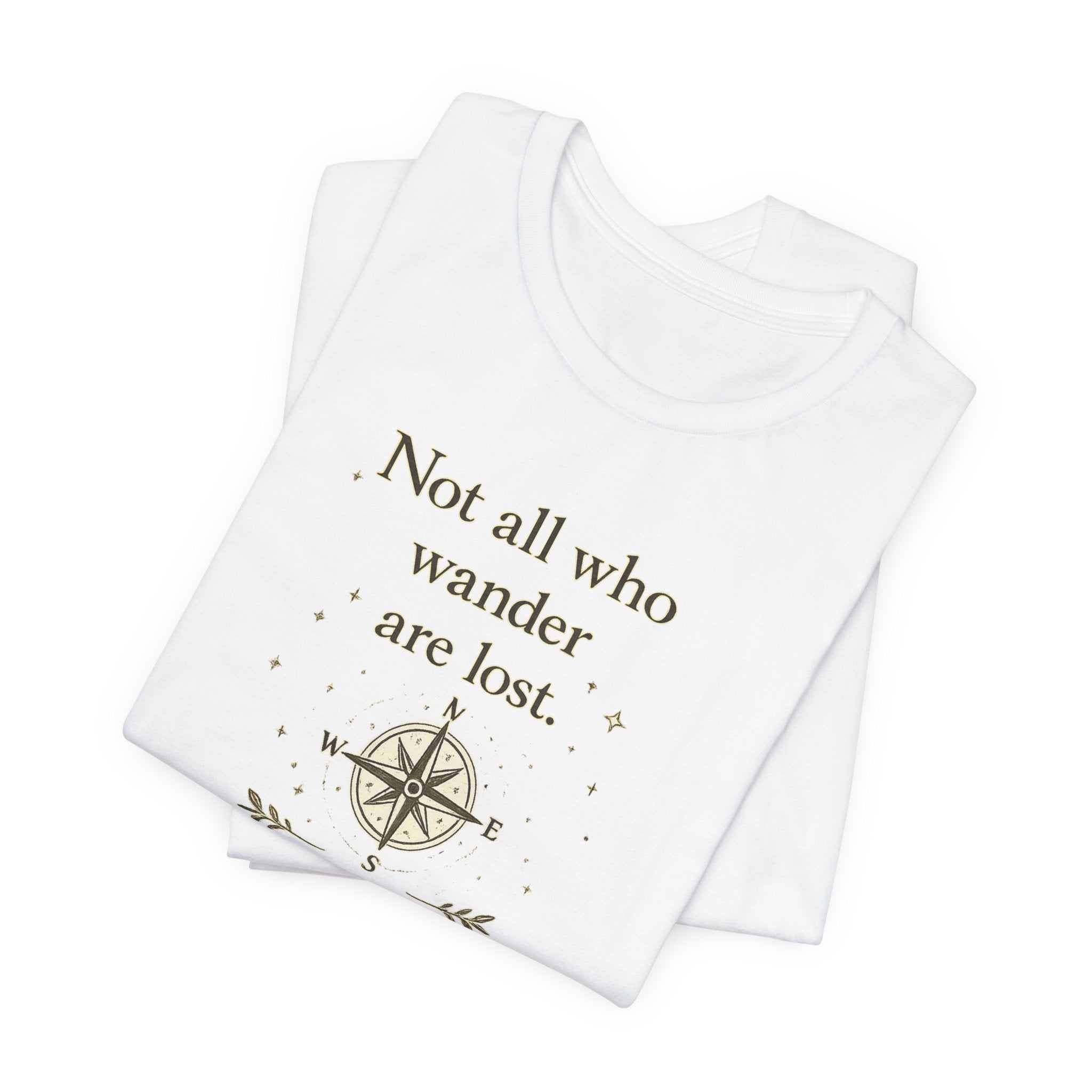 'Not All Who Wander Are Lost' Jersey Short Sleeve Tee