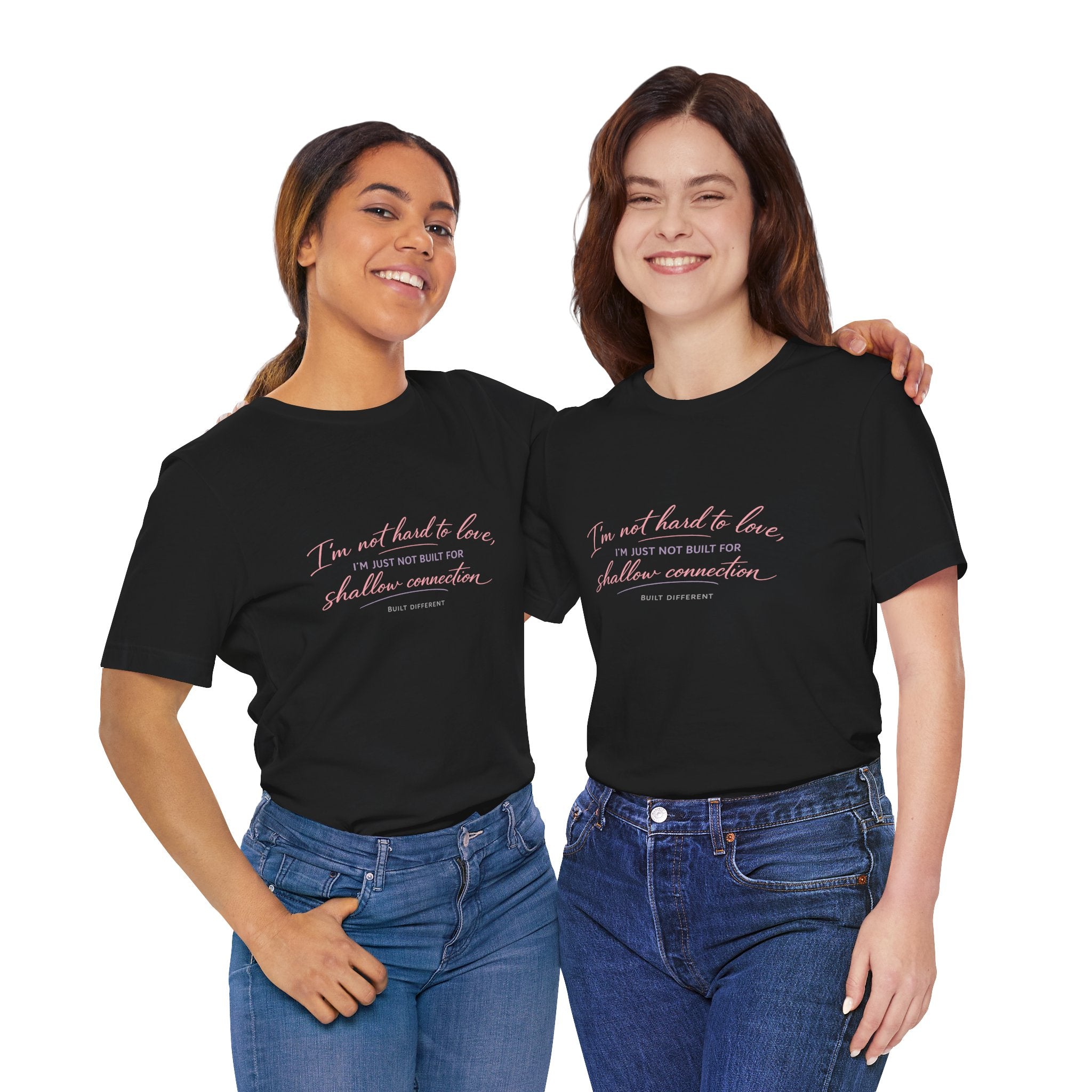 'I'm Not Hard to Love' Jersey Short Sleeve Tee