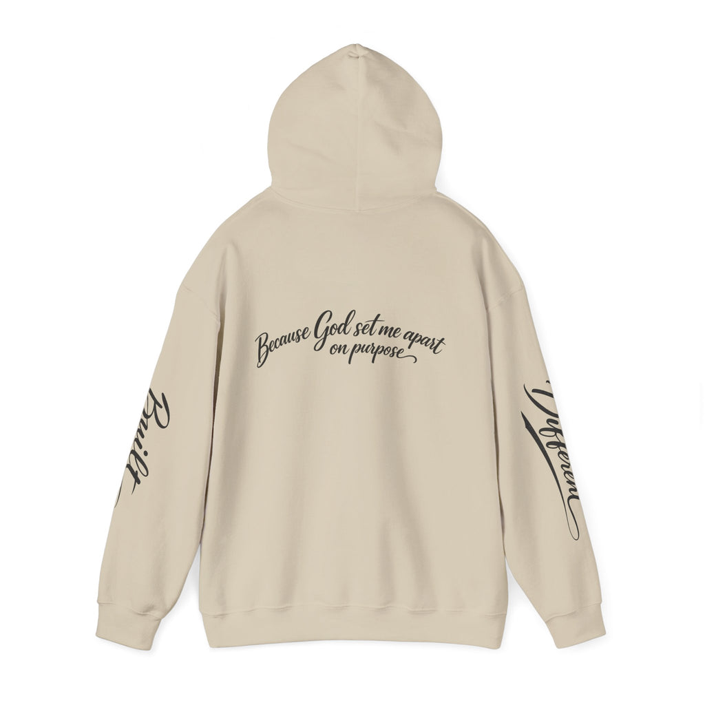 Signature 'Because God Set Me Apart' Blend Hooded Sweatshirt