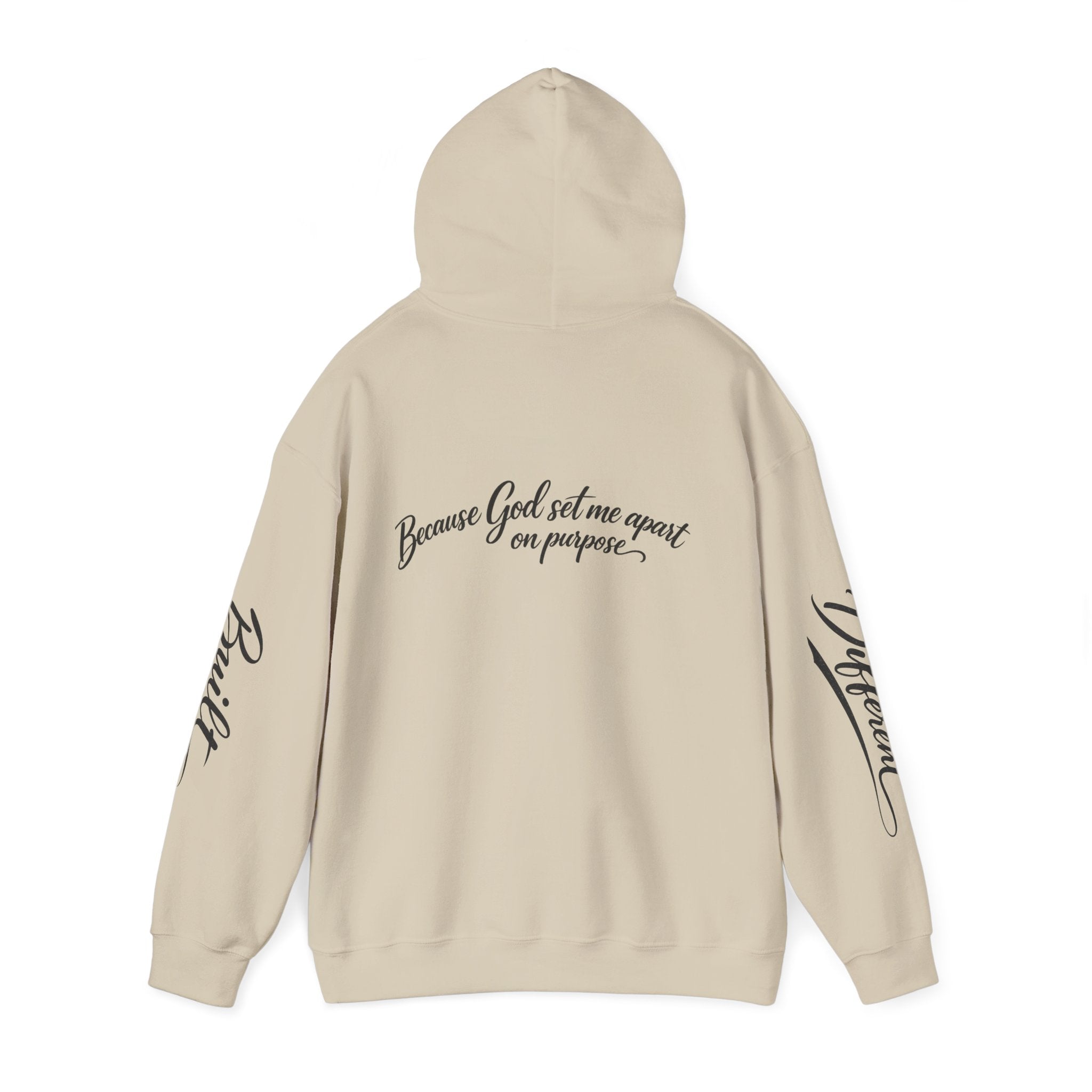 Signature 'Because God Set Me Apart' Blend Hooded Sweatshirt
