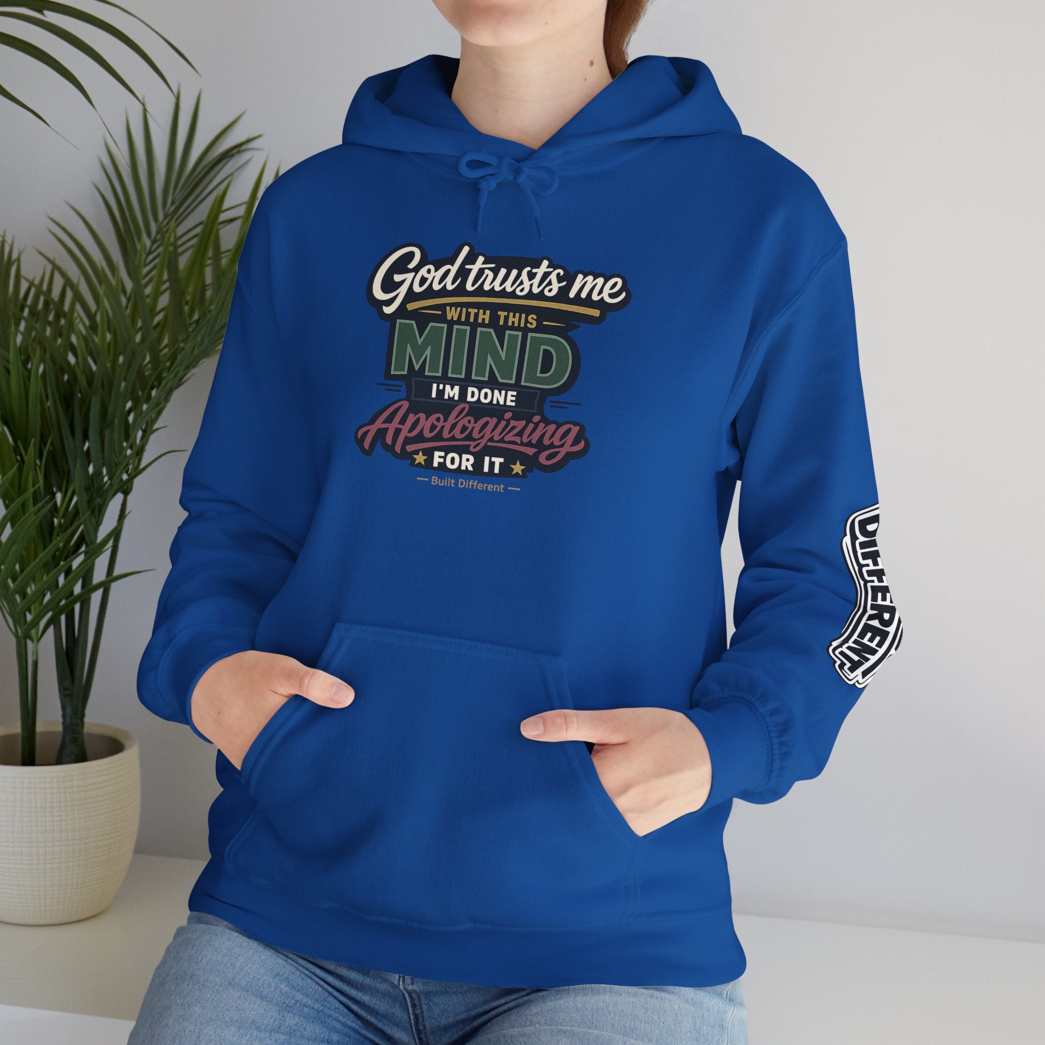 'God Trusts Me' Heavy Blend Hooded Sweatshirt
