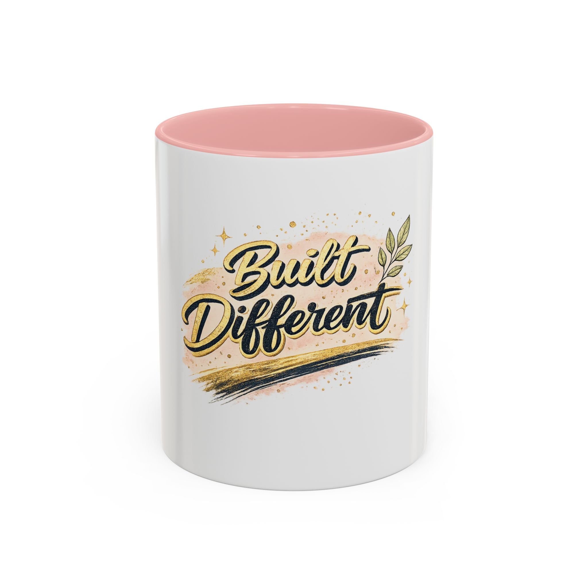 'Built Different' Accent Coffee Mug