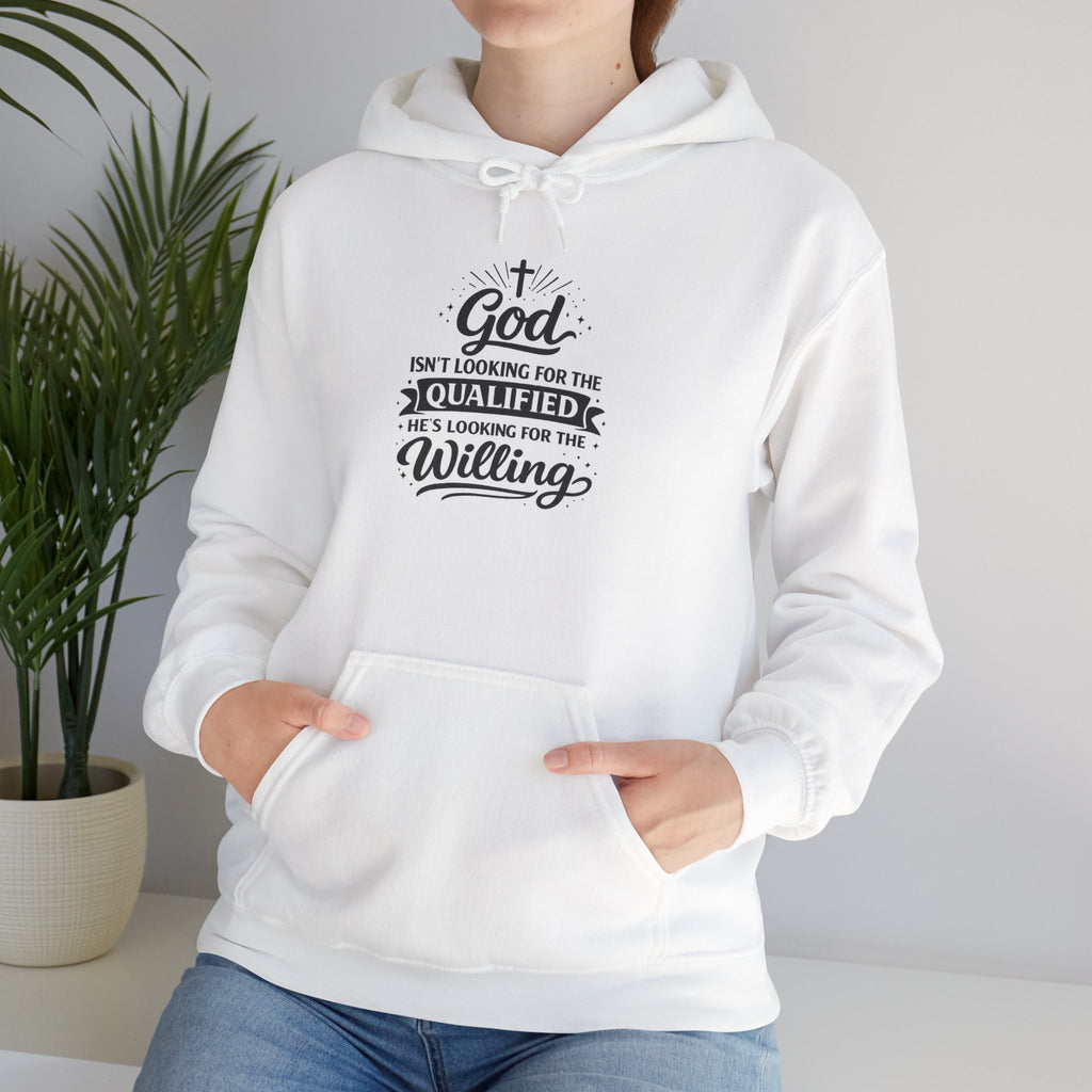 'God Isn't Looking For' Heavy Blend Hooded Sweatshirt