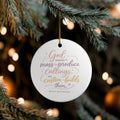 'God Doesn't Mass Produce' Ceramic Decoration Ornament