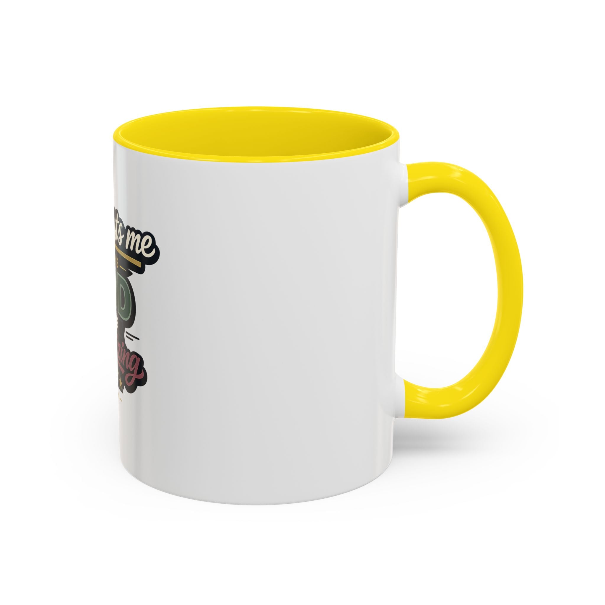 'God Trusts Me' Accent Coffee Mug