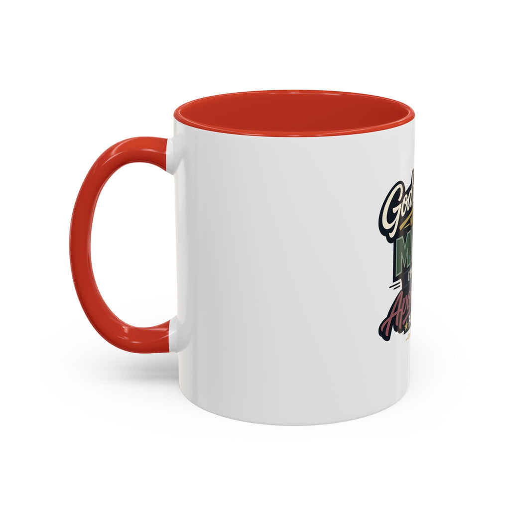 'God Trusts Me' Accent Coffee Mug