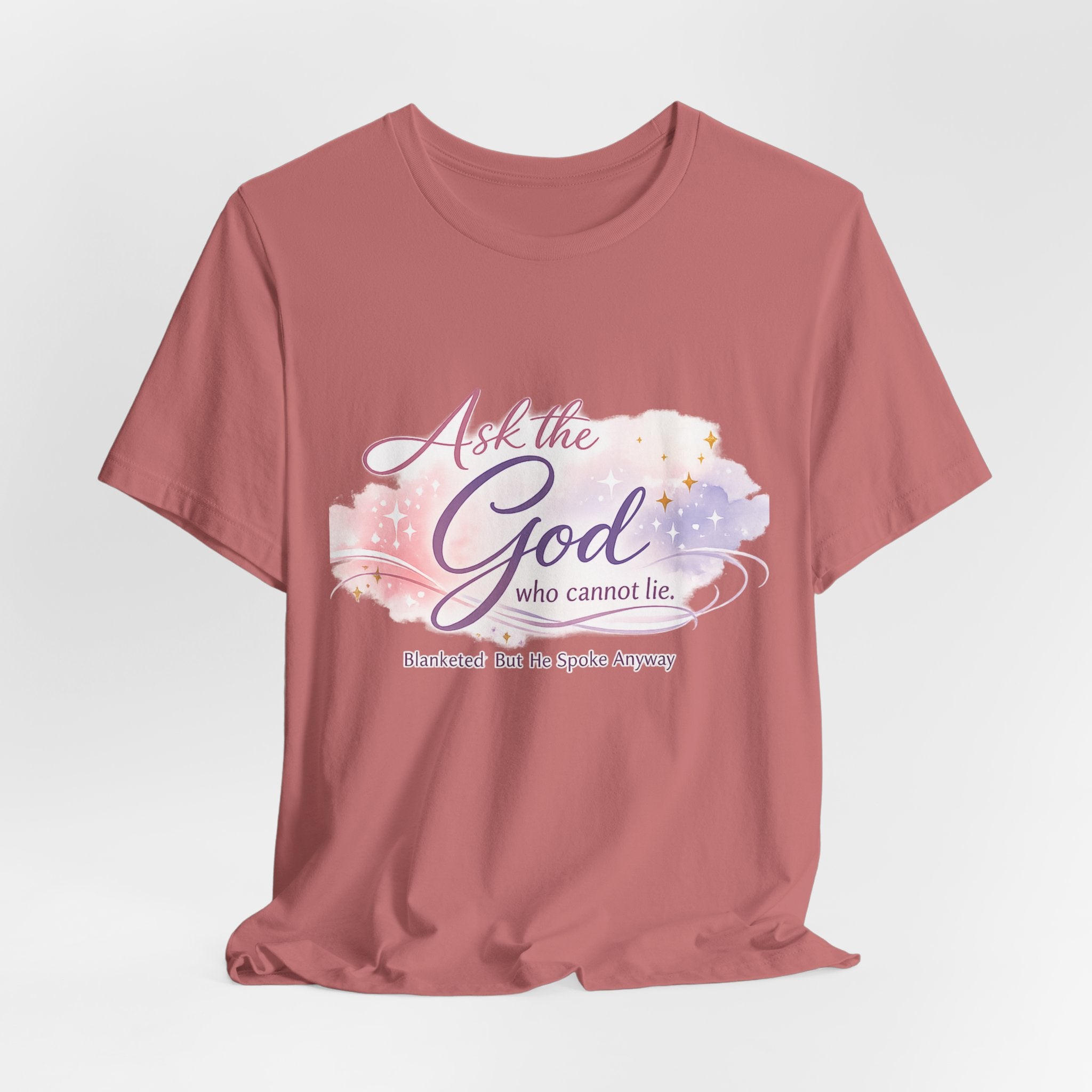 'Ask the God' Jersey Short Sleeve Tee