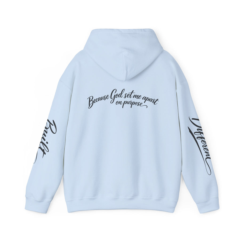 Signature 'Because God Set Me Apart' Blend Hooded Sweatshirt