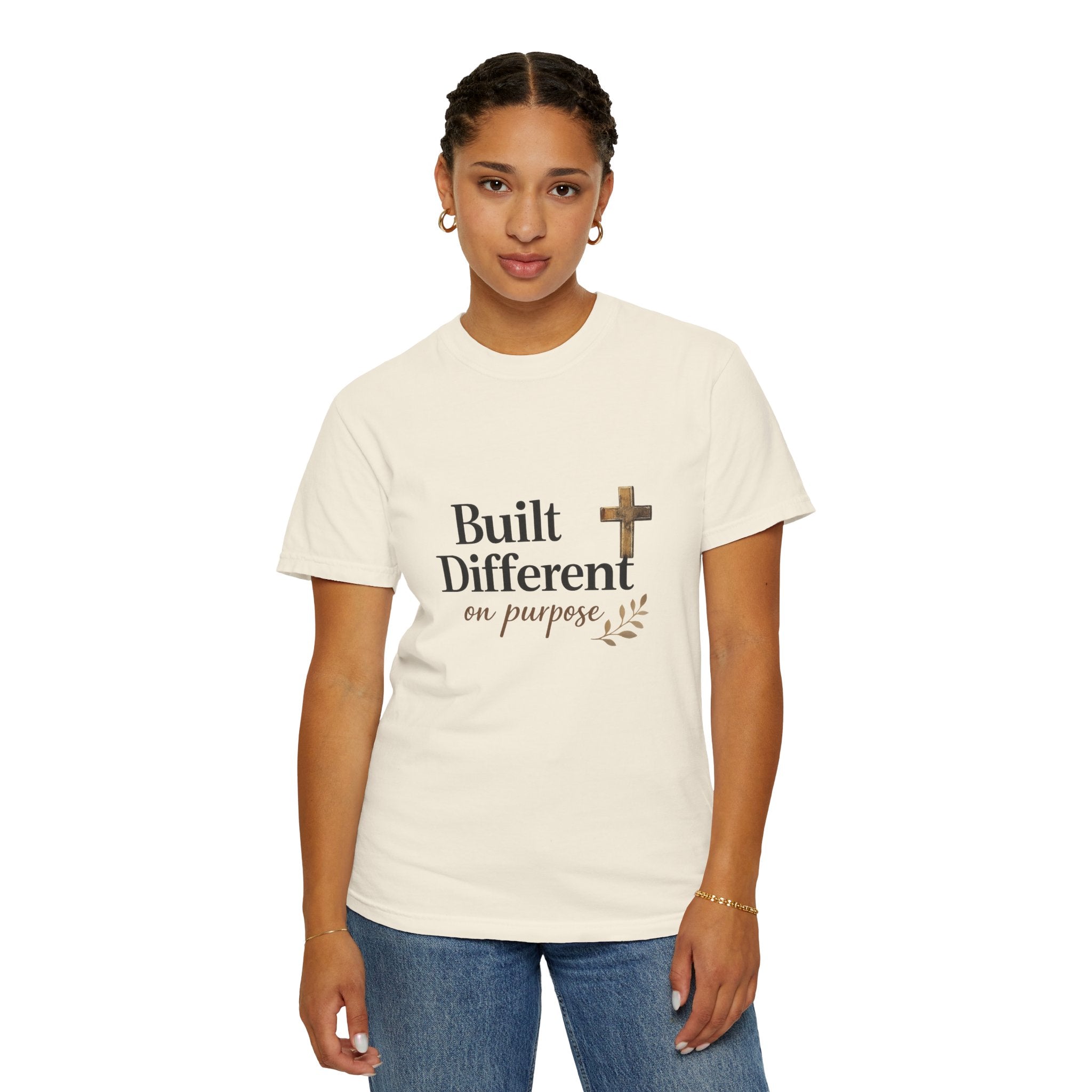'Built Different on Purpose' Garment-Dyed T-shirt