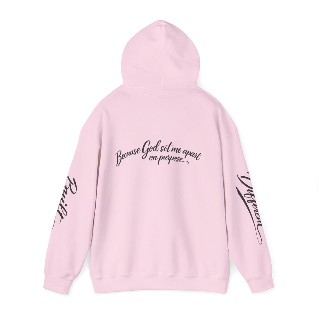 Signature 'Because God Set Me Apart' Blend Hooded Sweatshirt