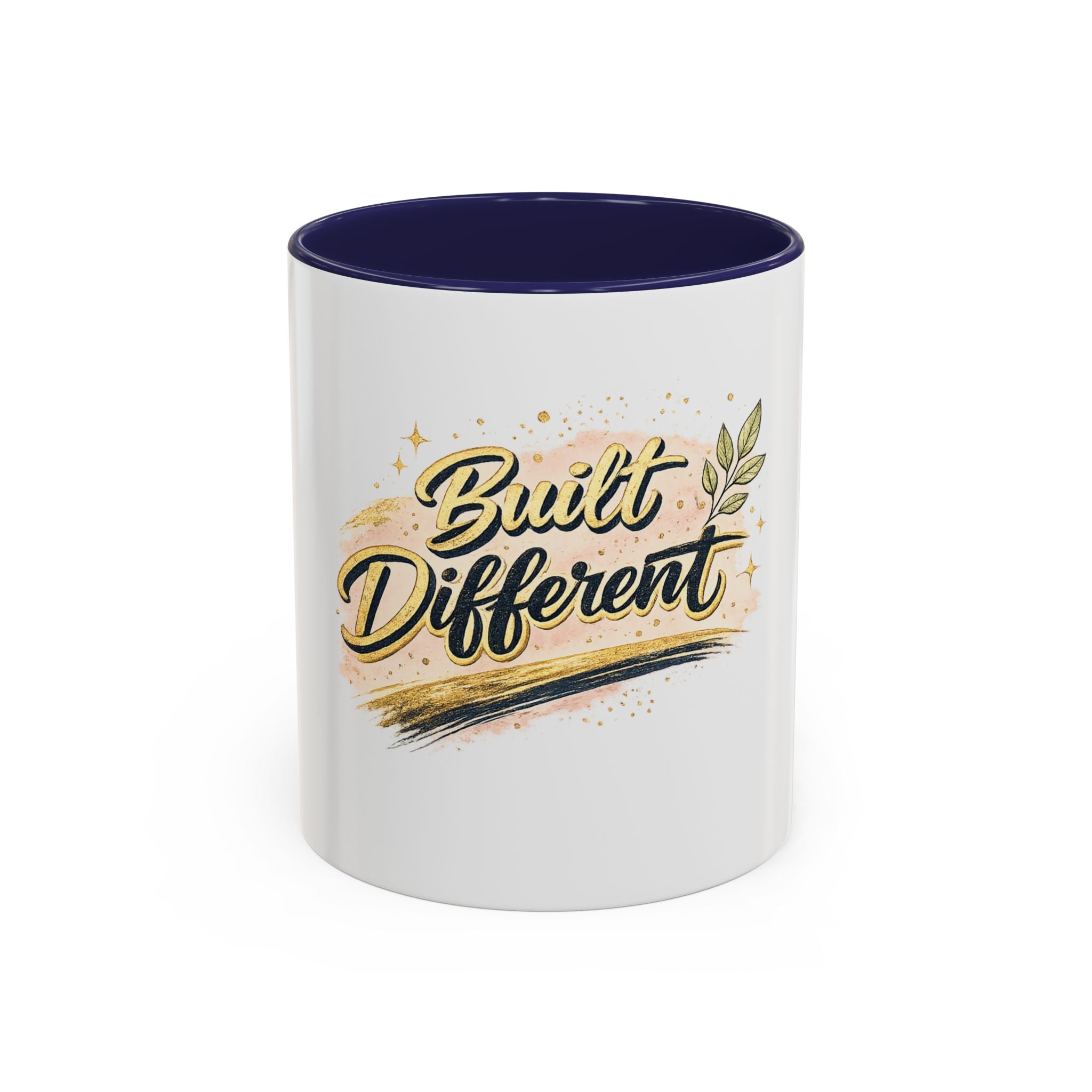 'Built Different' Accent Coffee Mug