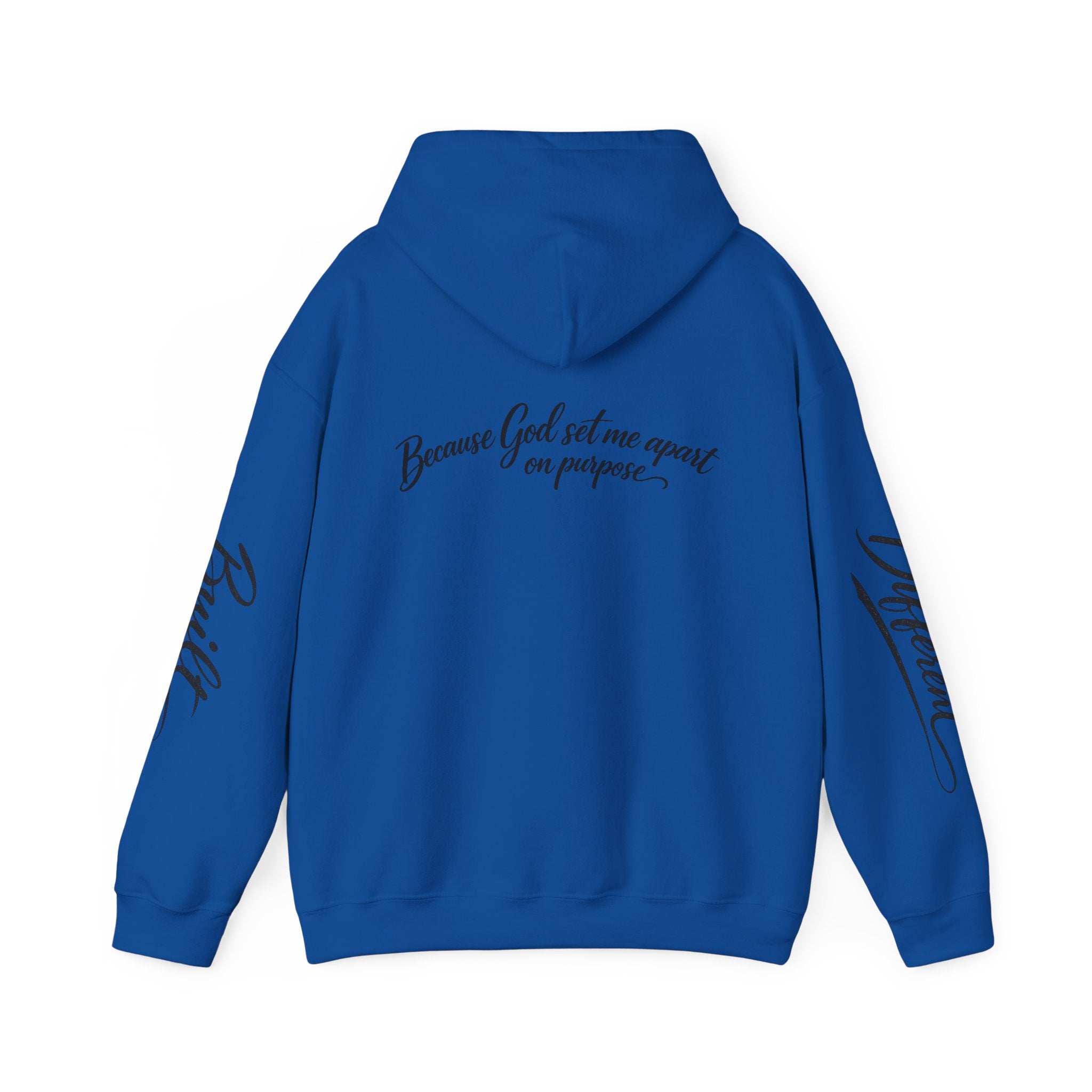 Signature 'Because God Set Me Apart' Blend Hooded Sweatshirt