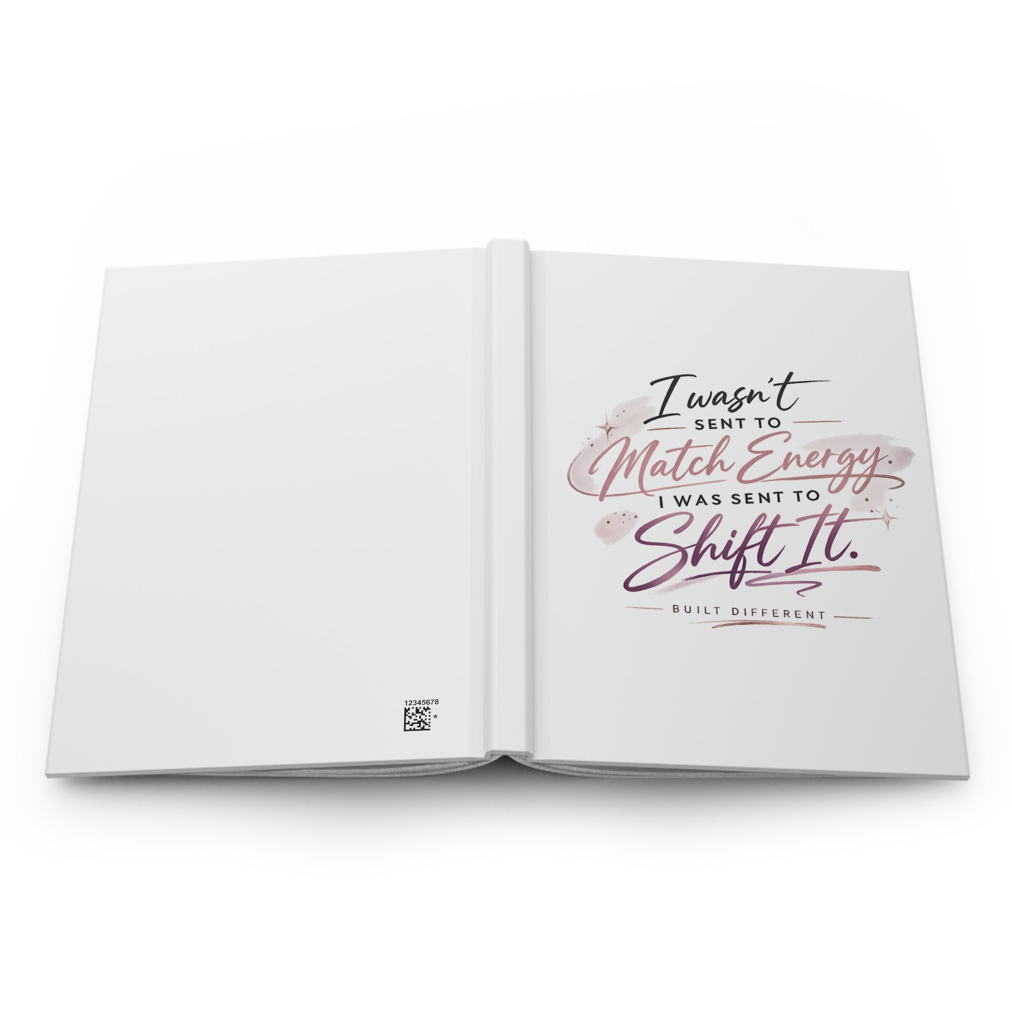 'I Wasn't Sent to Match Energy' Hardcover Journal Matte