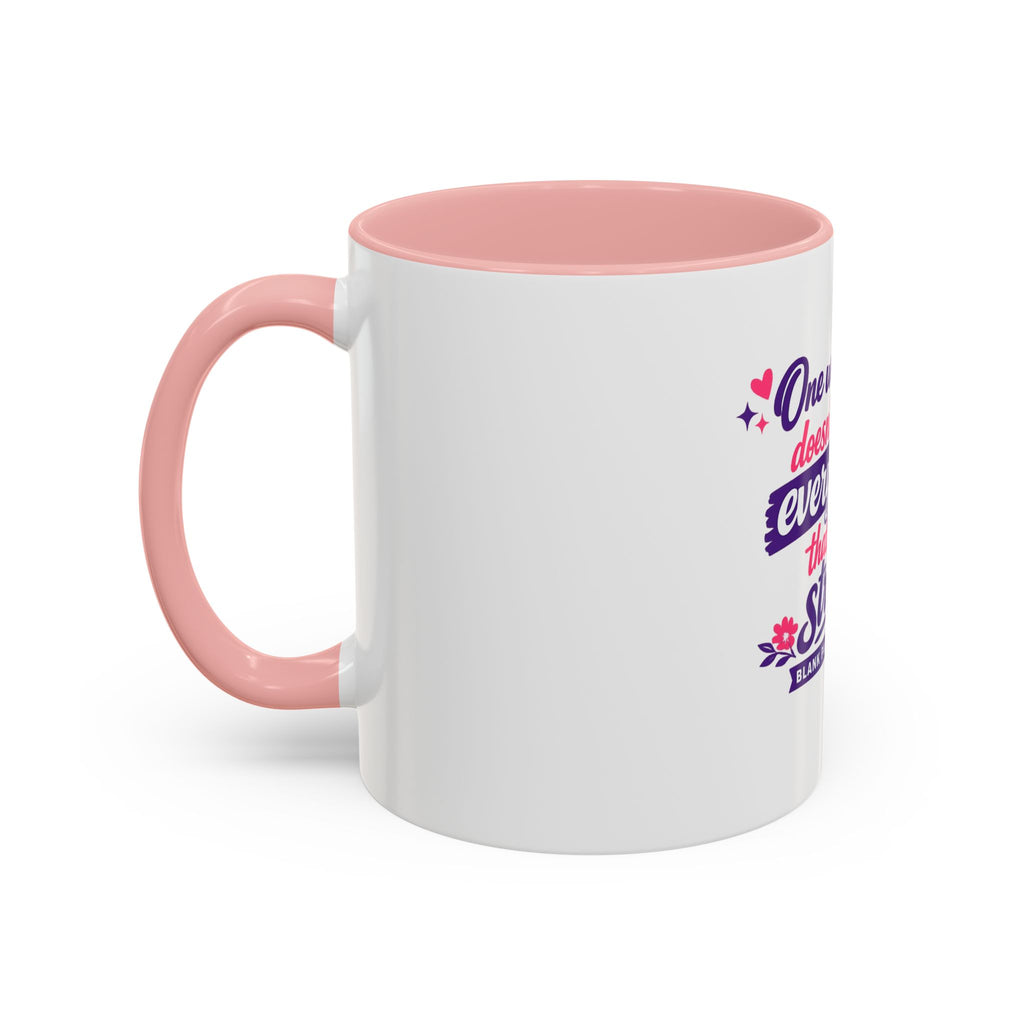 'One Weak Place' Accent Coffee Mug