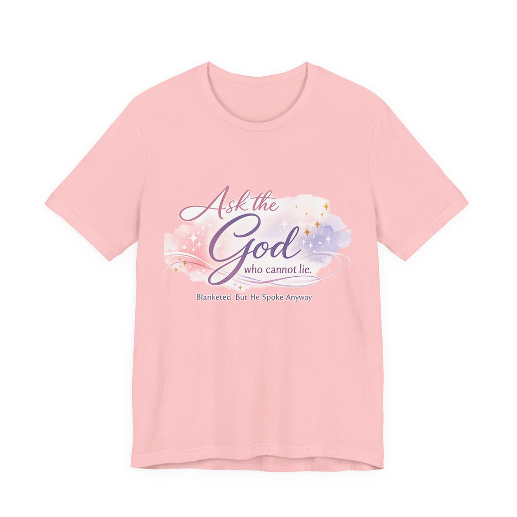 'Ask the God' Jersey Short Sleeve Tee