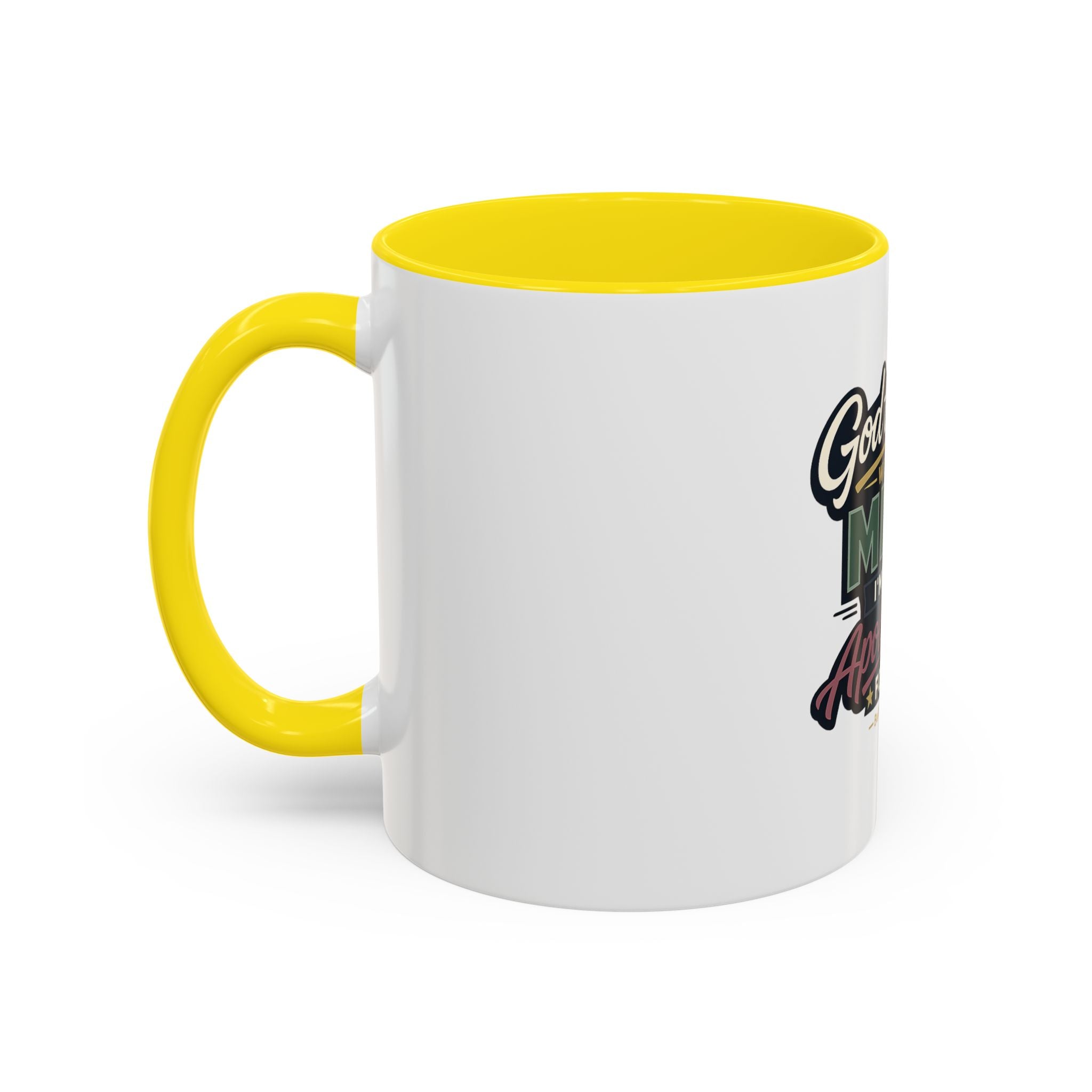 'God Trusts Me' Accent Coffee Mug