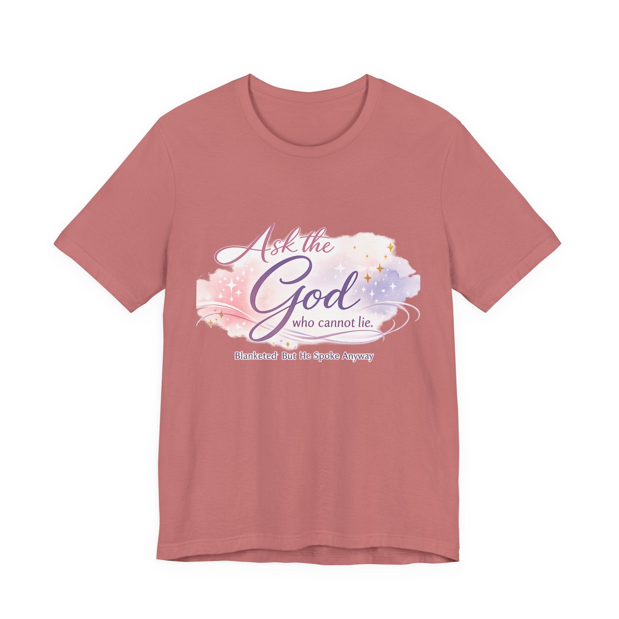 'Ask the God' Jersey Short Sleeve Tee