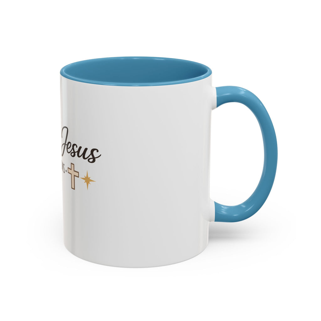 Signature 'Coffee & Jesus Interruptions' Accent Coffee Mug