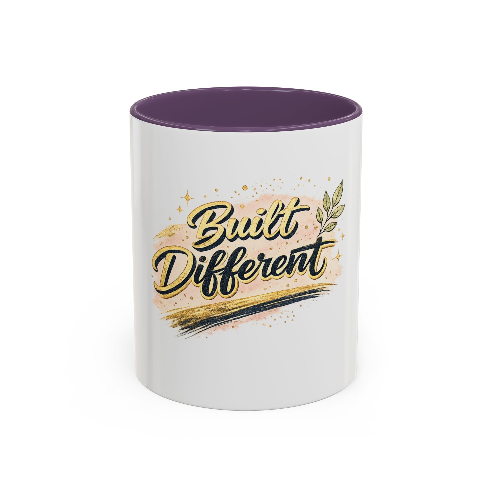 'Built Different' Accent Coffee Mug